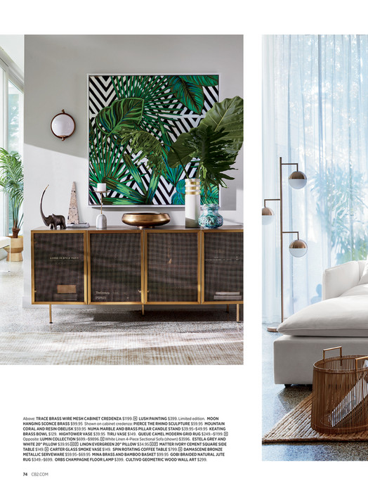 CB2 May Catalog 2020 Page 7475