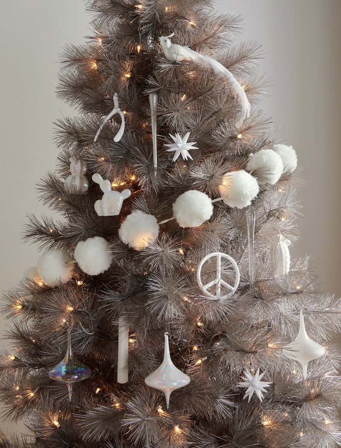 CB2 - December 2020 Lookbook - Feather White Small Tree