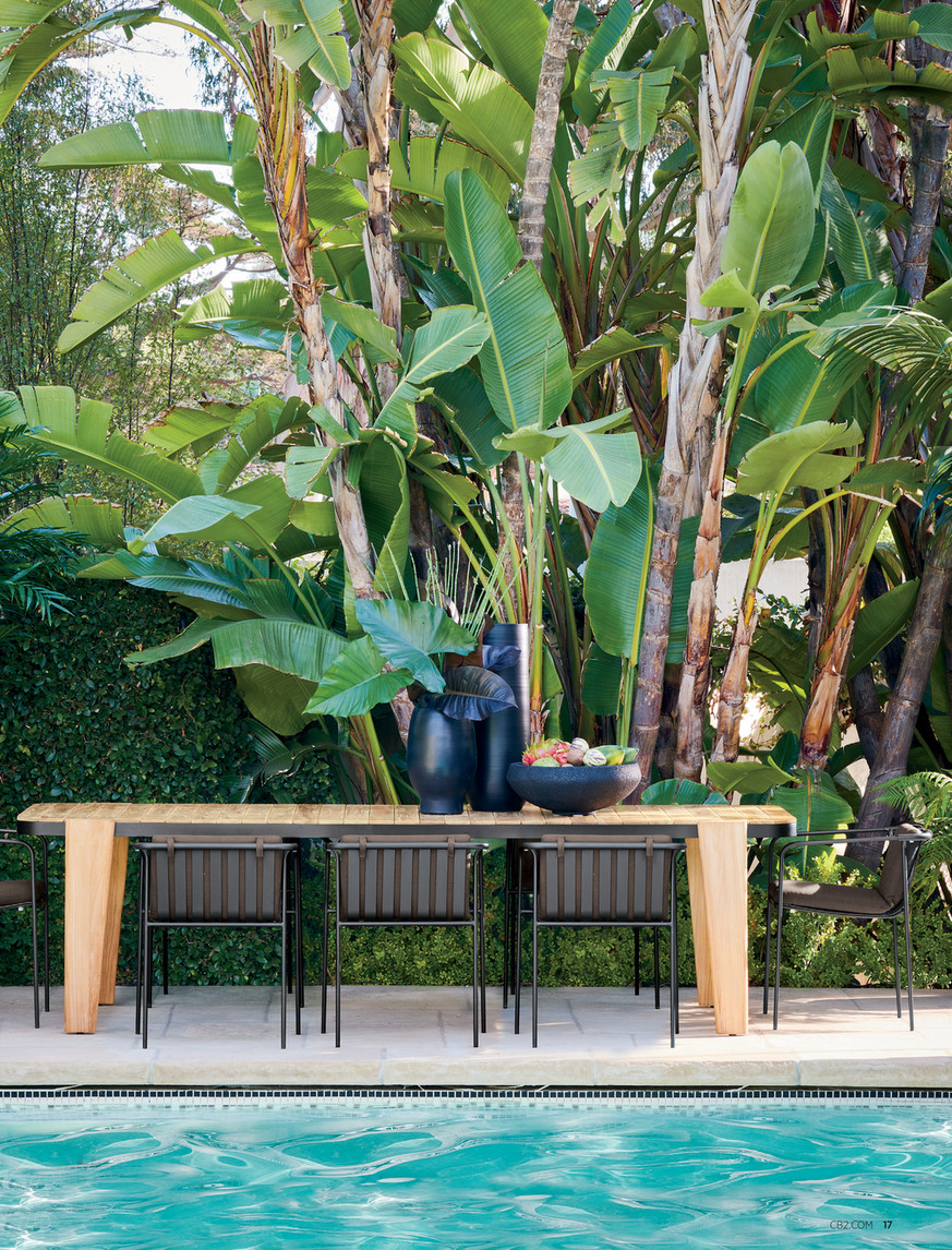 pool sun shade on Cb2 April Catalog 2021 Round Sun Shade White With Base