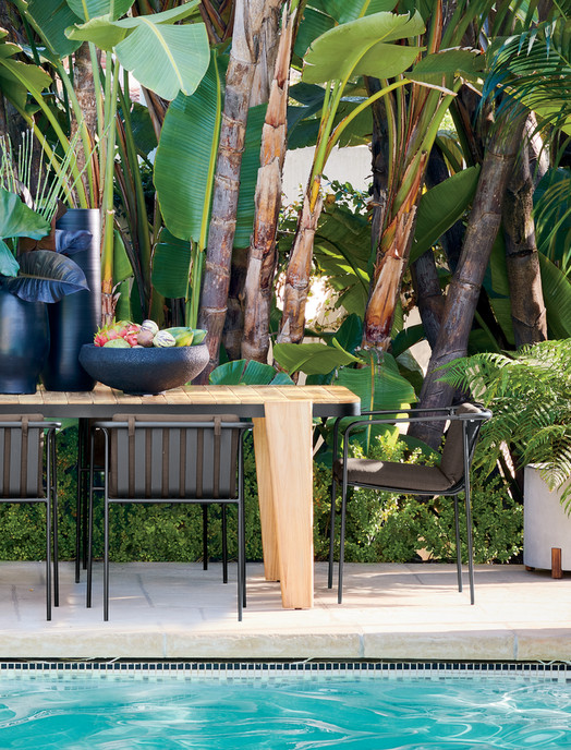 hazel teak dining table