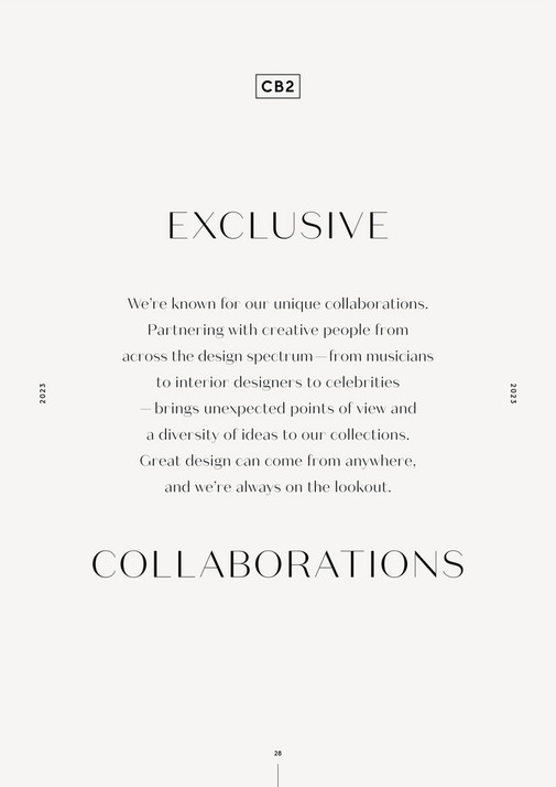 CB2 CB2 Design Trade Spring 2023 Lookbook Page 28