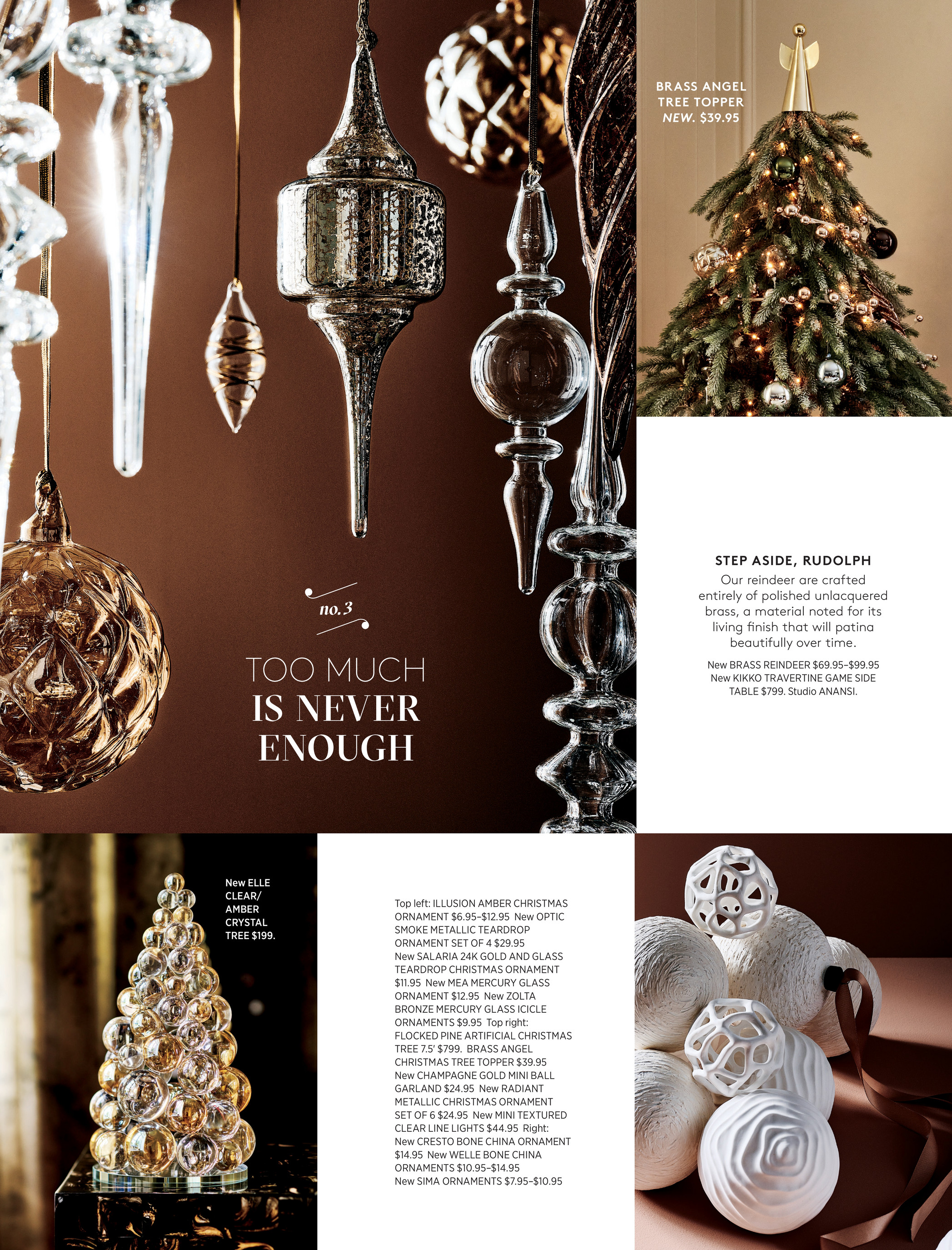 CB2 - November Catalog 2020 - Feather White Small Tree