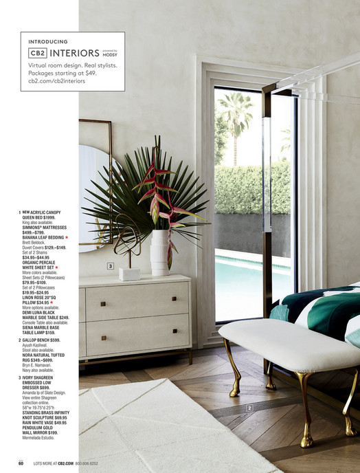 Acrylic Canopy Bed Queen