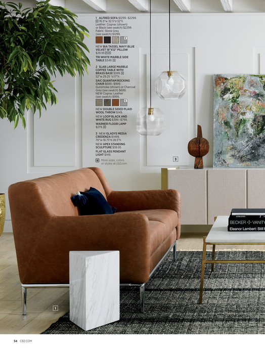 CB2 August Catalog 2018 Page 5455