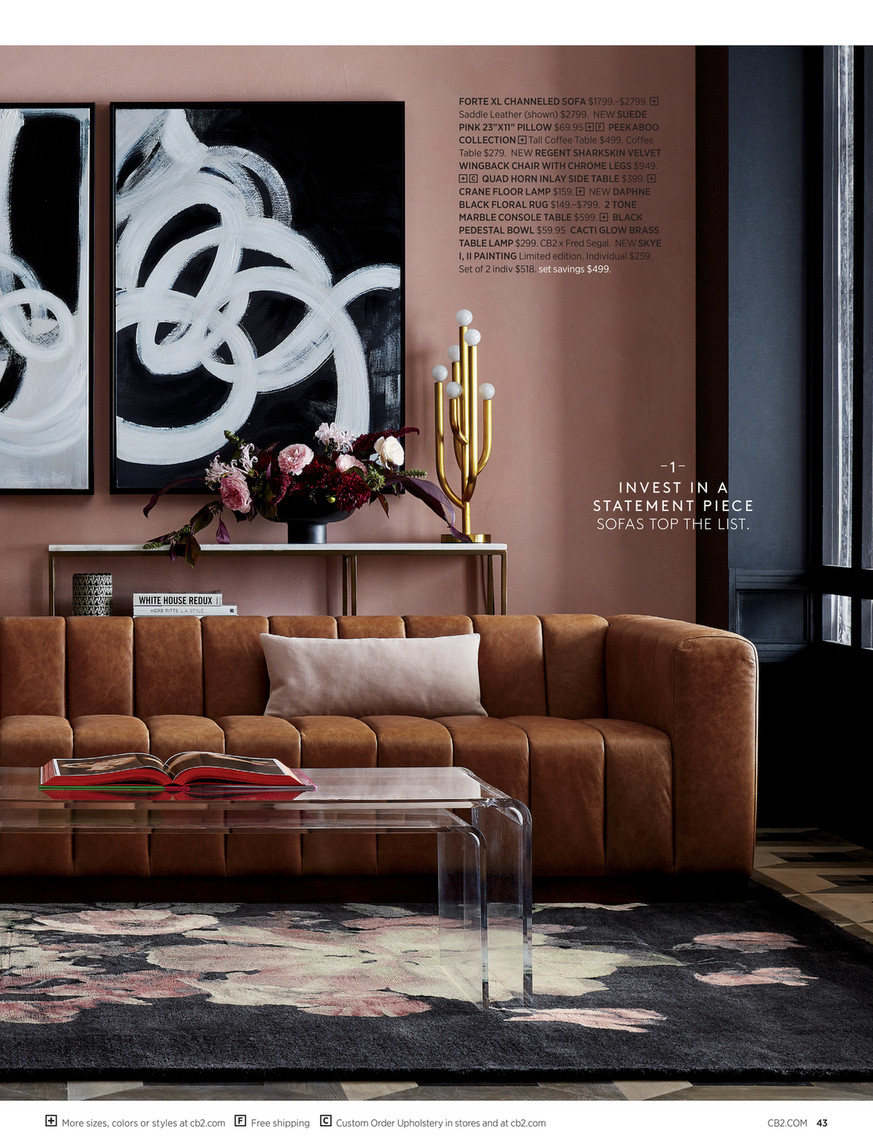 Cb2 deals forte sofa