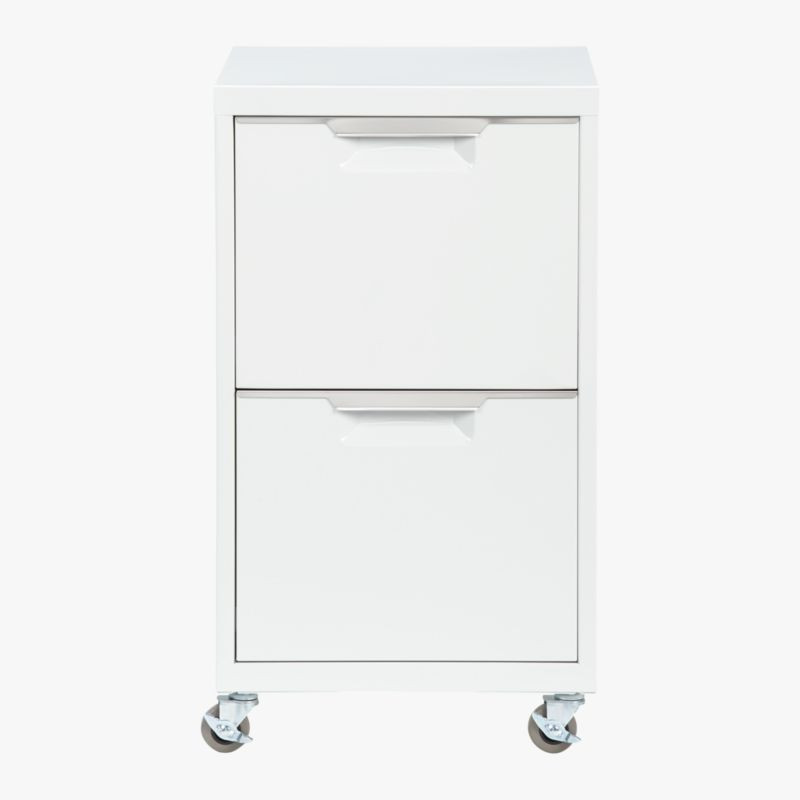 Tps White 2 Drawer Filing Cabinet