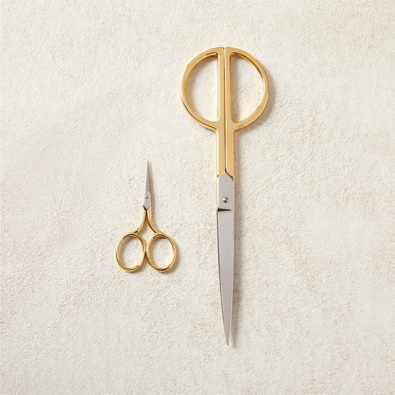 CB2 - Holiday Flipbook 2020 - Carta Mini Gold Scissors