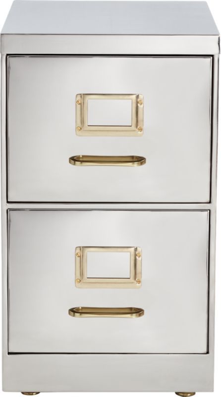 Small Stainless Steel File Cabinet, Polished Stainless Steel File Cabinet